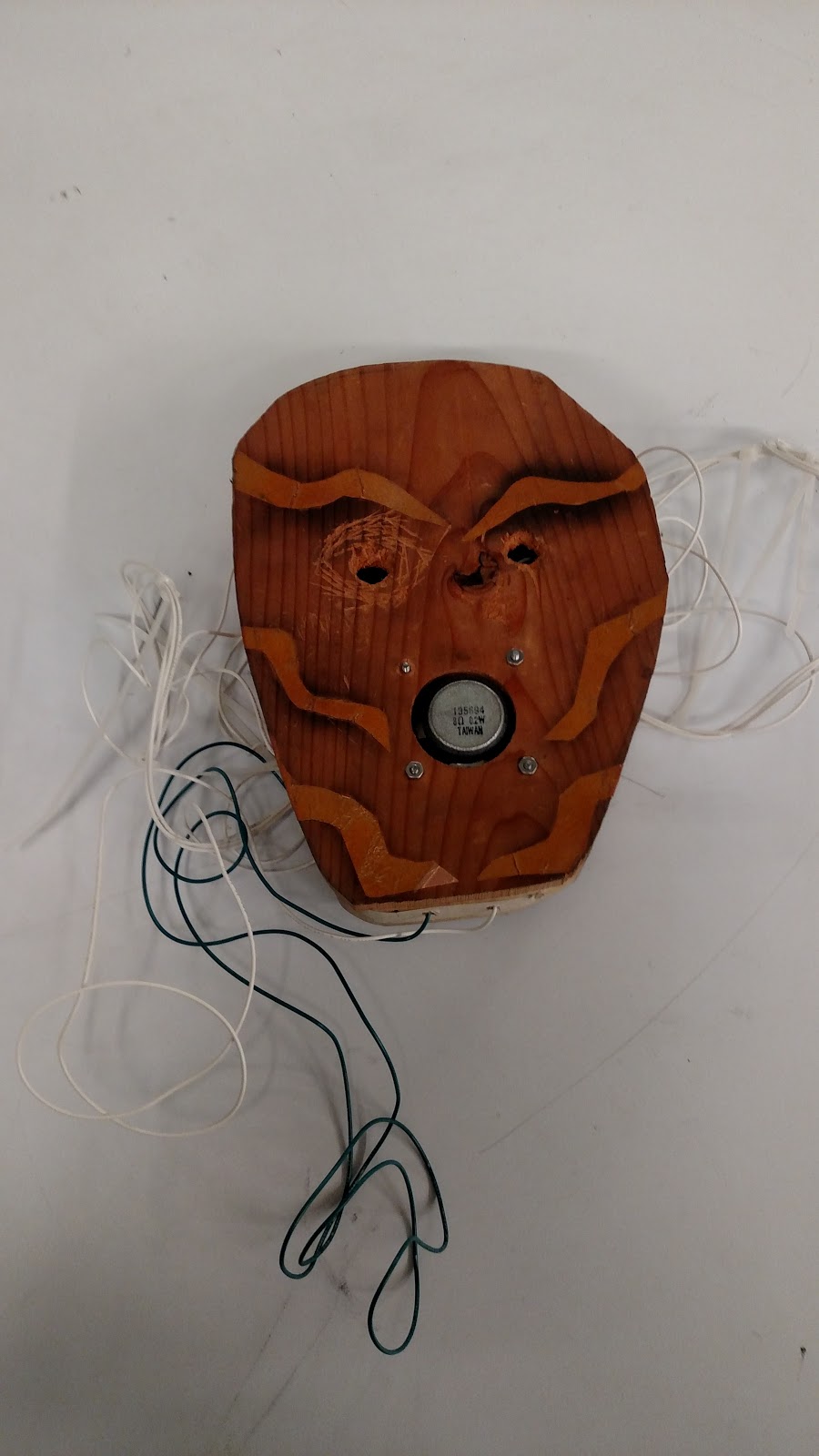 Close-up of the first CrackleMask revision